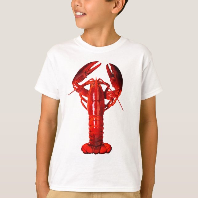 T-shirt Funny realistic lobster (Devant)