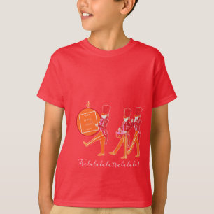 T-shirt Funny Red Orange Nutcracker Marching Band Garçons'