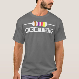 T-shirt Funny Résistor Ingénieur électrique