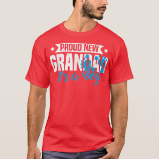 T-shirt Funny Retro Fière Nouveau Grand-Père C'est un garç