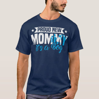 T-shirt Funny Retro Fière nouvelle maman C'est un garçon G