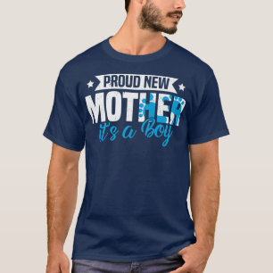 T-shirt Funny Retro Fière nouvelle mère C'est un garçon Ge