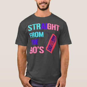 T-shirt Funny Retro Gaming Joystick Droite de