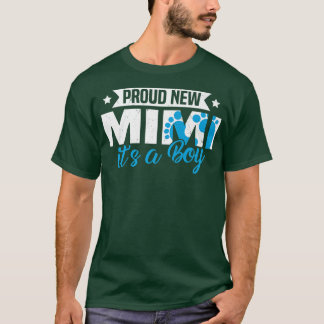 T-shirt Funny Retro Proud New Mimi It's A Boy Gender Revea