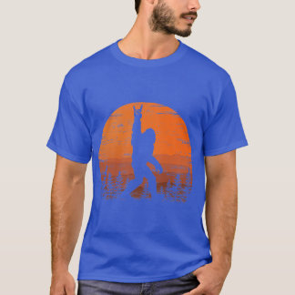 T-shirt Funny Retro Rock Roll Forest Sasquatch Believers B