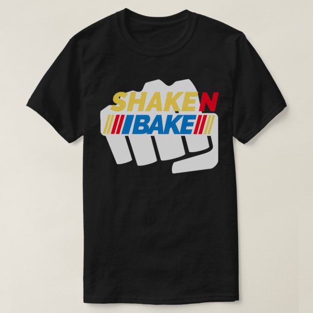 T-shirt Funny Retro Shake N Bake Parable (Design devant)