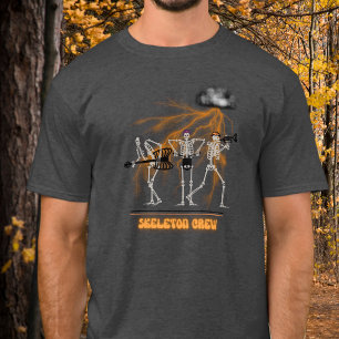 T-shirt Funny Rock Band Skeleton Crew Halloween