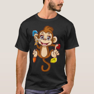 T-shirt Funny Rock Escalade Monkey Climber Bouldering mign