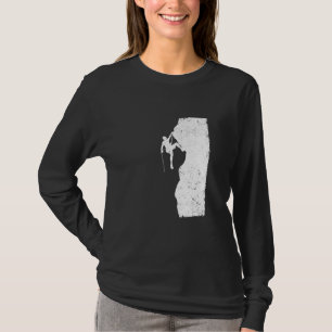 T-shirt Funny Rock Escalade Mountain Climber Bouldering Mo