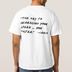 T-shirt Funny Run Chemise plus rapide pour les coureurs ou