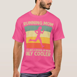 T-shirt Funny Running For Women Mom Marathoner Runner Coac