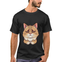 Funny Sad Ginger Cat Tired Eyes  ✨🐾🥺