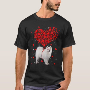 T-shirt Funny Samoyed Dog Valentine Pet Puppy
