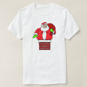 T-shirt Funny Santa Claus Weight Joke Humour de vacances N