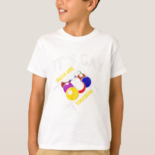T-shirt Funny Sarcastic Pool Billard Déclaration C'est gay
