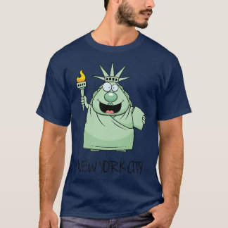 T-shirt Funny Sarcastic USA Statue de Liberty Car