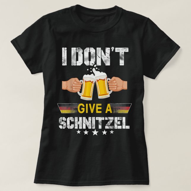 T-shirt Funny Schnitzel Oktoberfest Bière allemande (Design devant)