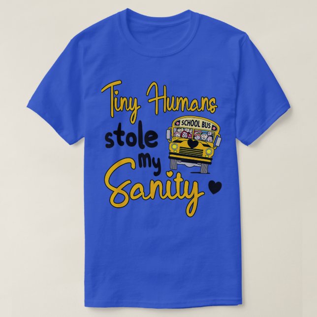 T-shirt Funny School Bus Driving School Bus Driver (Design devant)