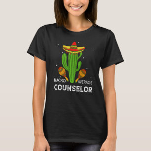 T-shirt Funny School Counselor Nacho Femmes Hommes Cactus
