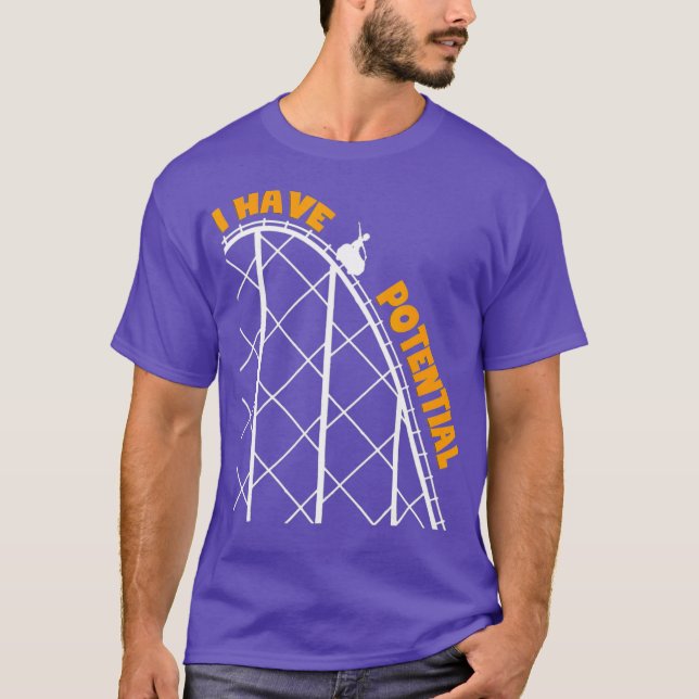 T-shirt Funny Science Physique    EnseignantJ'ai un potent (Devant)