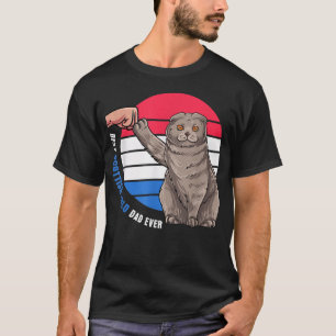 T-shirt Funny Scottish Fold Chat Propriétaire Best Scottis