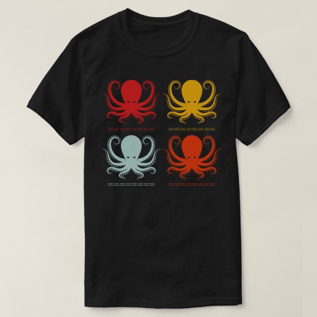 T-shirt Funny Sea Monster Cadeau Animal Octopus (Design devant)