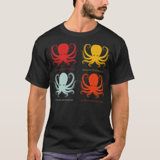 T-shirt Funny Sea Monster Cadeau Animal Octopus