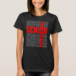 T-shirt Funny Senior Graduation Classe cadeau de 2022 Seni