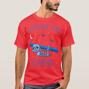 T-shirt Funny Sloth Skeleton