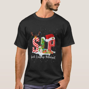 T-shirt Funny SLP Voix Langue Pathologiste Père Noël Chris