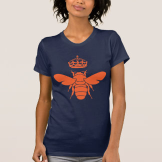 T-shirt Funny Snarky Orange Queen Bee Logo Personnalisé