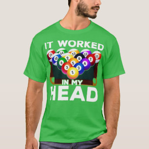 T-shirt Funny Snooker Joueur Billard