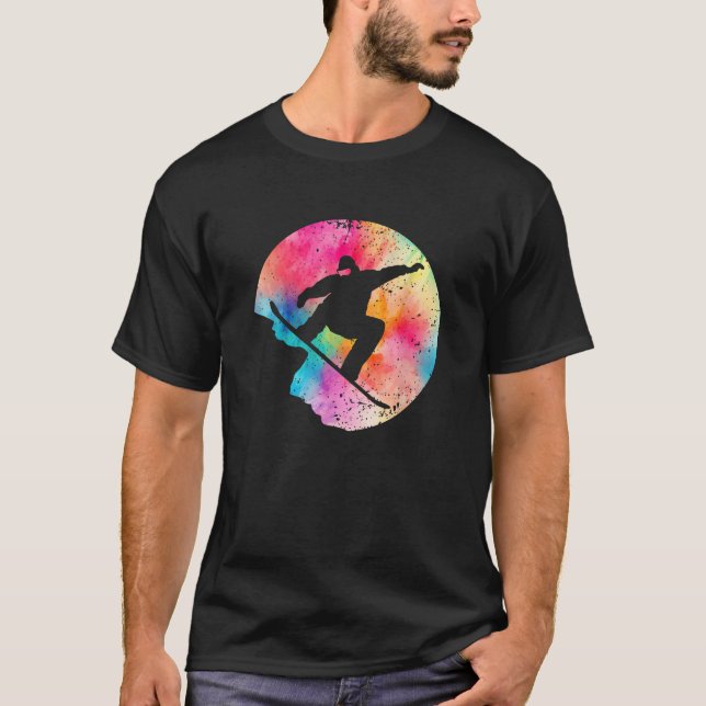 T-shirt Funny Snowboarding Art For Men Women Snowboard Sno (Devant)
