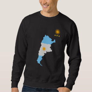T- Shirt Funny Soccer argen Fan Heartbeat Argentin