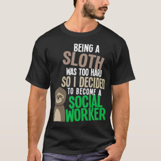 T-shirt Funny Social Work Student Masters Diplôme d'études