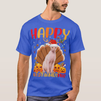 T-shirt Funny Sphyn Amoureux des chats Happy Sphyn Cat Hel