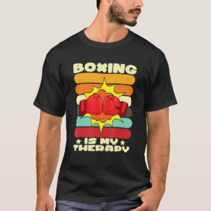 T-shirt Funny Sports Vêtements Boxing Gants Thérapie