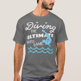 T-shirt Funny Springboard Plongeurs Planche de plongée Jeu
