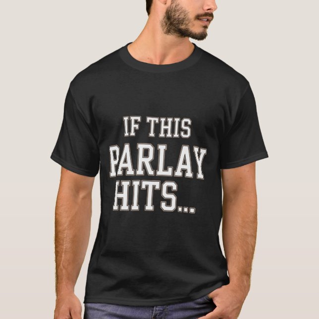 T-shirt Funny Srts Betting Design For Men Women Srts Gambl (Devant)