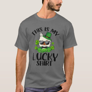 T-shirt Funny St Patrick Day Llama This Is