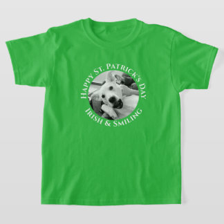 T-shirt Funny St. Patrick's Day Irlandais et chien sourian