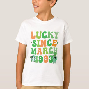T-shirt Funny St Patrick's Day Lucky depuis mars 1993