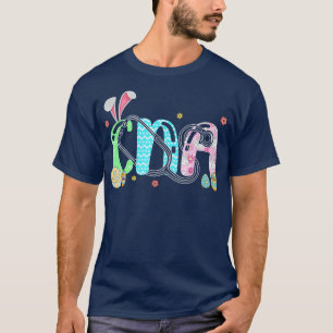 T-shirt Funny Stethoscope Love CNA Life Nurse Bunny Pâques