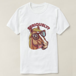 T-Shirt – Funny & Stylish Horse Design 