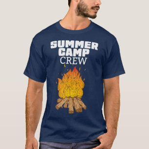 T-shirt Funny Summer Camp Crew Student Church Camping