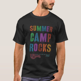 T-shirt Funny Summer Camp Rocks Conseiller pour enfants Di