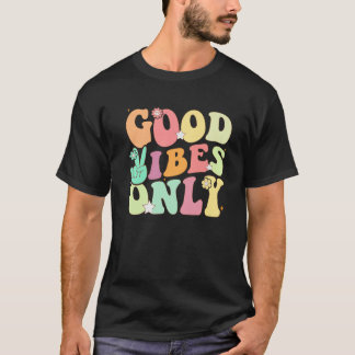 T-shirt Funny Super Good Vibes seulement vacances d'été Po