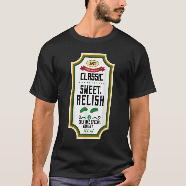 T-shirt Funny Sweet Relish Halloween Costume Condiment Gre (Devant)