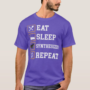 T-shirt Funny Synthétiseur analogique Design Studio Music 