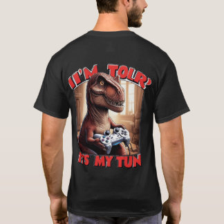 T-shirt Funny T-Rex Gamer Quote Design